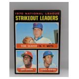 1971 Topps 1970 SO LDRS 72 SEAVER/GIBSON/JENKINS