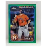 2024 Topps Chrome Green 31/99 Yainer Diaz #203