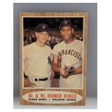 1962 Topps Maris & Cepeda Home Run Kings 401