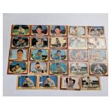 1955 Bowman Baseball 24 Card Low Grade Lot