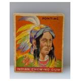 1933 Goudey Indian Gum Chief Pontiac Series of 96