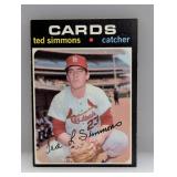 1971 Topps Ted Simmons  117 HOF-ROOKIE CARD