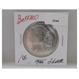 1oz .999 Silver Buffalo Round