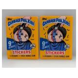 (2) 1987 GPK Series 9 Possible Error Packs