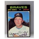 1971 Topps Phil Niekro 30 HOF