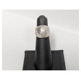 .925 Sterling Dome Esposito Ring Sz 4