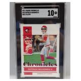 2021 Chronicles Red /399 Patrick Mahomes 54 SGC 10