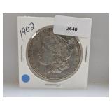 1902 90% Silv Morgan $1 Dollar