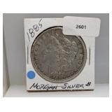 1885 90% Silv Morgan $1 Dollar