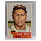 1953 Topps Baseball HN #232 Dick Kokos (Browns)