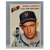 1954 Topps Baseball #225 Don Liddle (Giants)