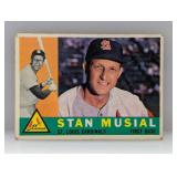 1960 Topps Stan Musial #250 Crease