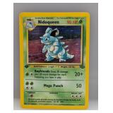 Pokemon 1999 1st Ed Nidoqueen Holo 7 Paper Loss