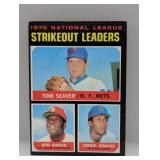 1971 Topps 1970 NL SO Leaders 72 Bob Gibson, Etc