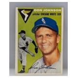 1954 Topps Baseball #146 Don Johnson (White Sox)