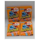 4 Packs 1990 Donruss Baseball