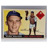 1955 Topps Baseball #108 Rube Walker (Dodgers)