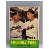 1963 Topps Friendly Foes Duke Snider Gil Hodges 68