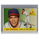 1955 Topps Baseball #55 Rip Repulski (Cardinals)