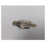 .925 Sterling Hand Brooch