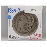 1884-S 90% Silver Morgan $1 Dollar