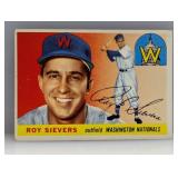 1955 Topps Baseball #16 Roy Sievers (Nationals)