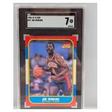 1986 Fleer #27 Joe Dumars Rookie SGC 7 HOF