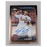 2024 Topps Kyle Leahy autograph