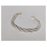 7" .925 Sterling Braided Bracelet