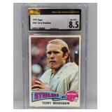 1975 Topps #461 Terry Bradshaw HOF CSG 8.5