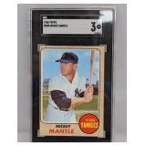 1968 Topps Mickey Mantle #280 SGC 3