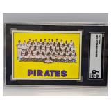 1967 Topps #492 Pitsburgh Pirates Team SGC 6