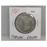 1921 90% Silver Morgan $1 Dollar