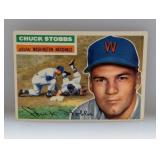 1956 Topps Baseball #68 Chuck Stobbs (Nationals)