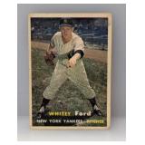 1957 Topps Whitey Ford #25 Creases