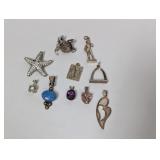 36.8G .925 Sterling Charms/Pendants