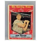 1960 Topps Ken Boyer #557 Creases