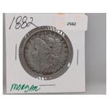 1882 90% Silver Morgan $1 Dollar