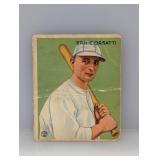 1933 Goudey Ernie Orsatti #201, Crease