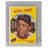 1959 Topps Willie Mays #50 Crease