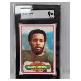 1980 Topps #78 James Lofton HOF SGC 9