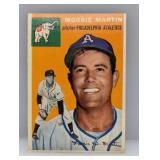 1954 Topps Baseball #168 Morrie Martin (Athletics)