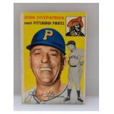 1954 Topps Baseball #213 John Fitzpatrick Pirates