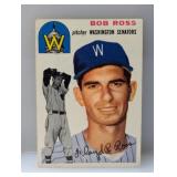 1954 Topps Baseball #189 Bob Ross (Senators)