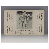 1936 S&S Game Card St Louis Cardinal Virgil Davis