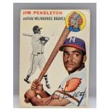 1954 Topps Baseball #165 Jim Pendleton (Braves)