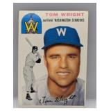 1954 Topps Baseball #140 Tom Wright (Senators)