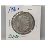 1921-S 90% Silv Morgan $1 Dollar