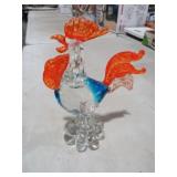 MURANO ART GLASS ROOSTER