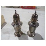 GORHAM WEIGHTED STERLING SALT/PEPPER SHAKERS